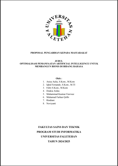 OPTIMALISASI PEMANFAATAN ARTIFICIAL INTELLIGENCE UNTUK  MEMBANGUN BISNIS DI BIDANG BAHASA