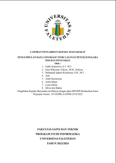PENGUMPULAN DATA COVERAGE TITIK LAYANAN PENYELENGGARA  POS DAN PENYIARAN