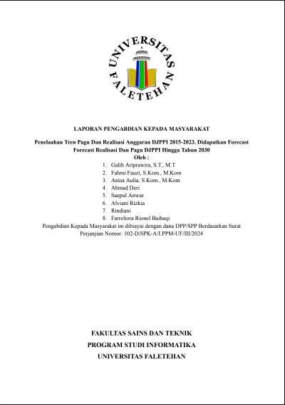 Penelaahan Tren Pagu Dan Realisasi Anggaran DJPPI 2015-2023, Didapatkan Forecast  Forecast Realisasi Dan Pagu DJPPI Hingga Tahun 2030