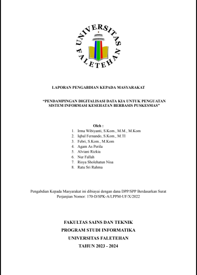 Pendampingan Digitalisasi Data KIA untuk Penguatan Sistem Informasi Kesehatan Berbasis Puskesmas